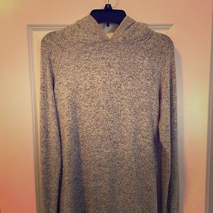 Long sleeved shirt with hood